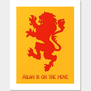 Narnia Flag (Aslan is on the move) Posters and Art